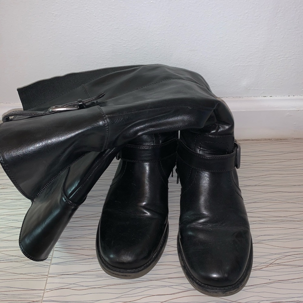black boots